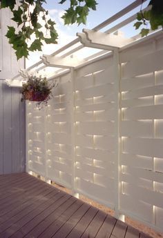 Get Lovely Interwoven White Planks