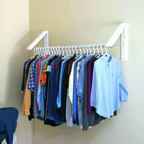 Use Hanging Brackets to Put Up Clothes