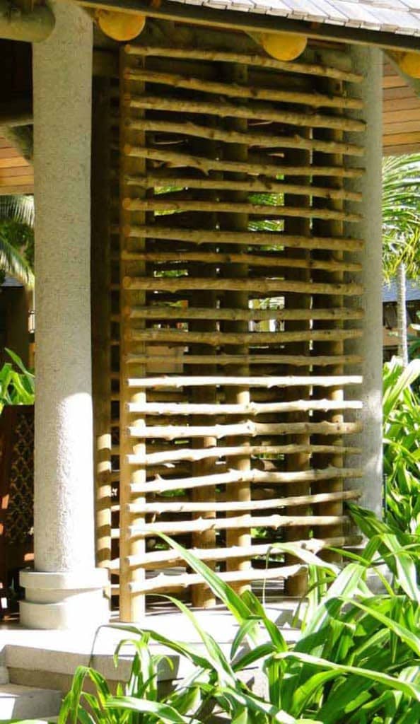 Build Your Own Tree Branch Privacy Screen