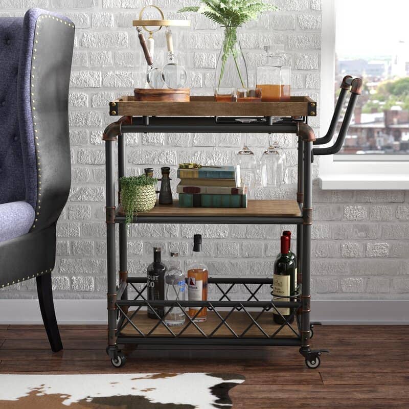 2 Stylish Bar Cart