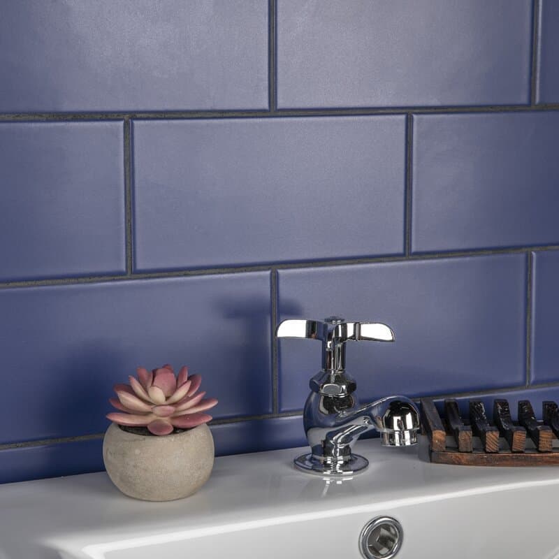 Look for Navy Tiles to Add Glamor