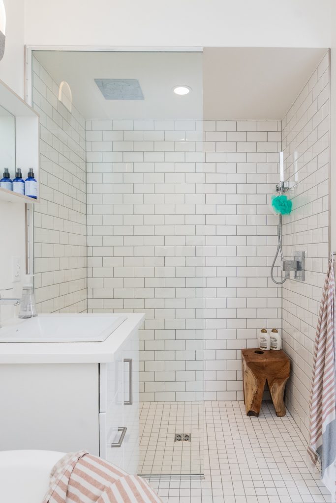 Use the Same Pattern for the Shower and Floor