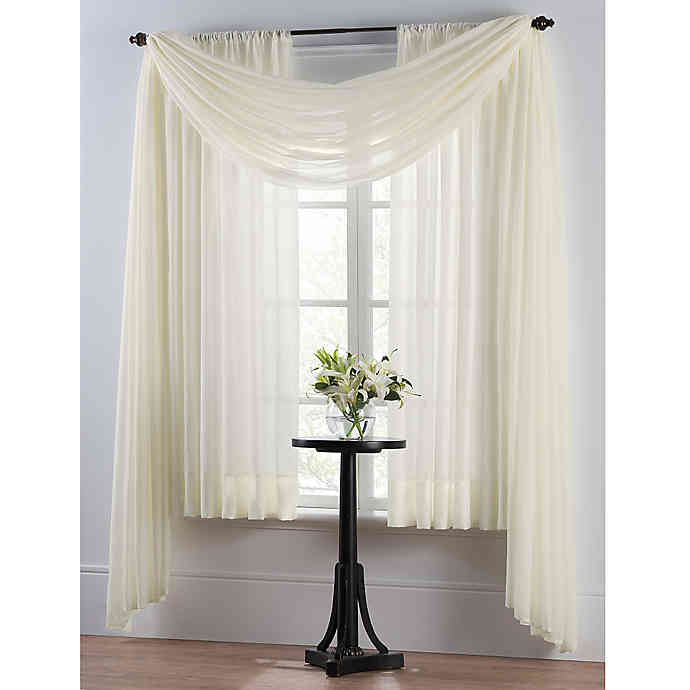 Look for a Draped Curtain Panel