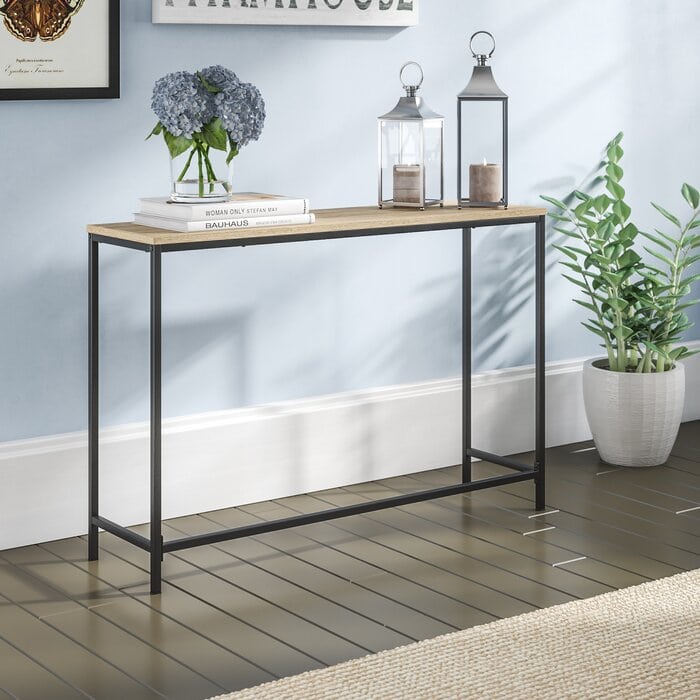 Look for Entryway Tables With Mixed Materials