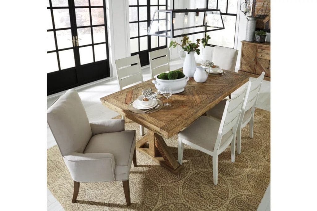 Look for a White Collection With a Farmhouse Table