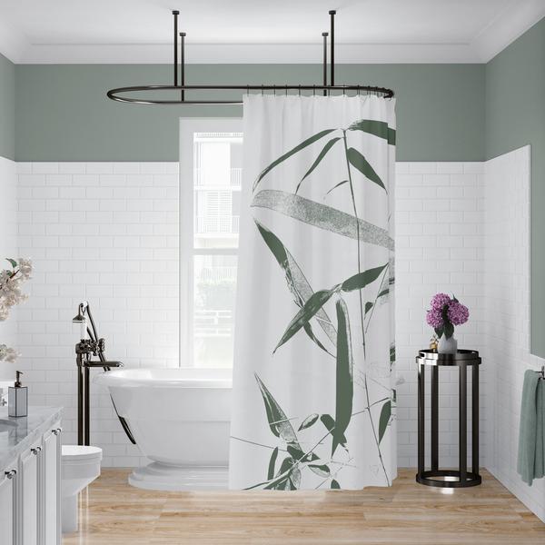 10 Elegant Alternatives To Shower Curtains, Hang Shower Curtain Over Glass Door