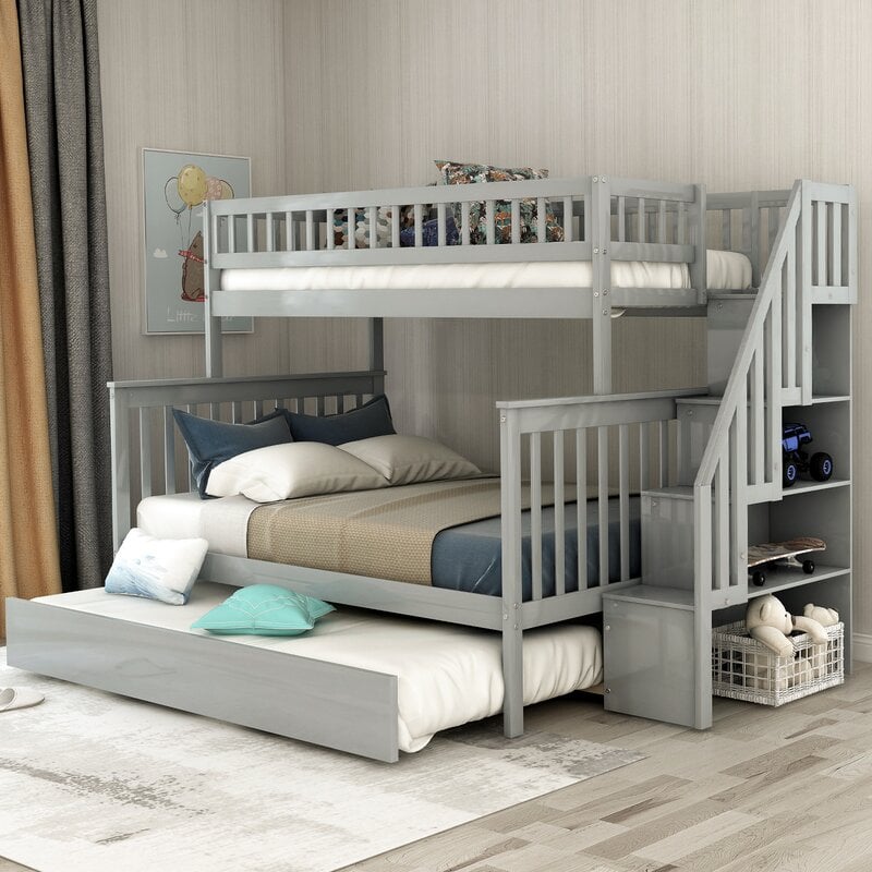 corner bunk beds for 4