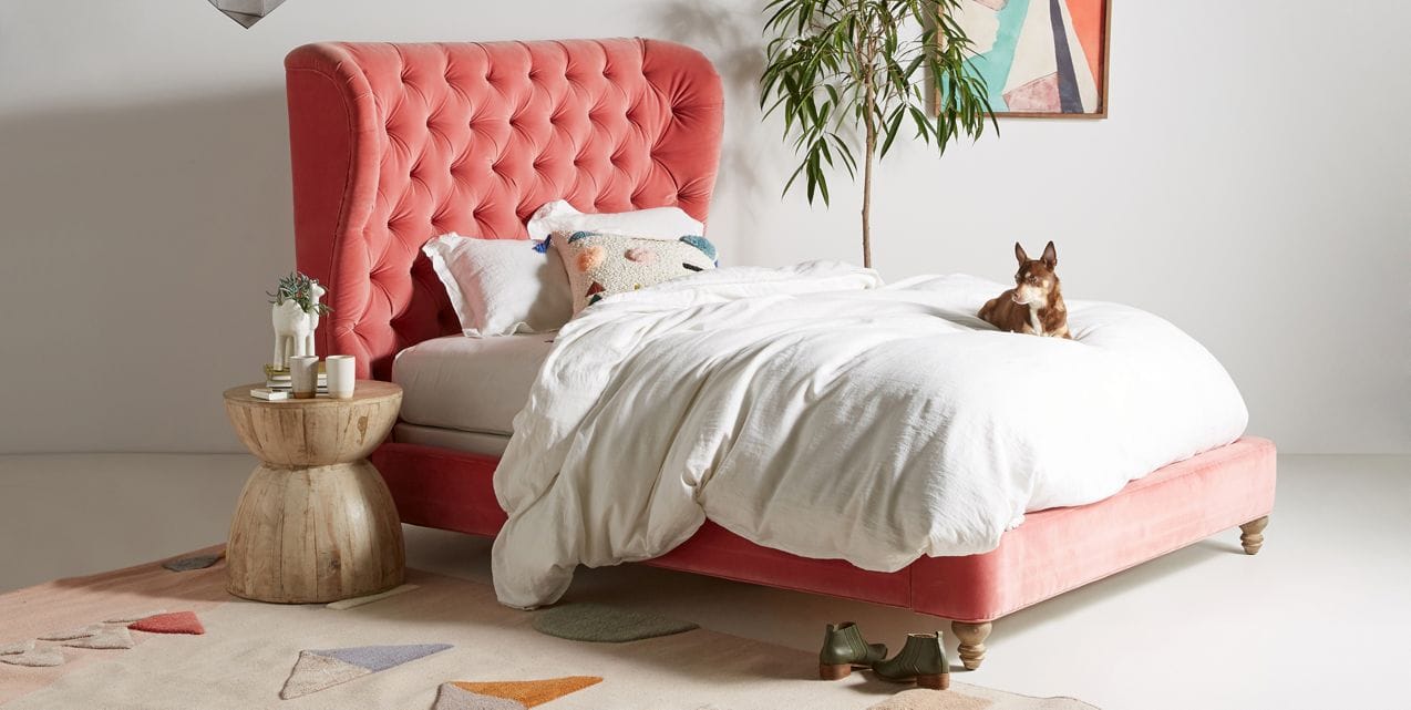 Consider A Bold Tufted Headboard