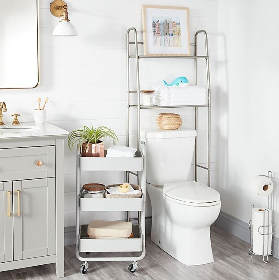 25 Over The Toilet Storage Ideas In 2021