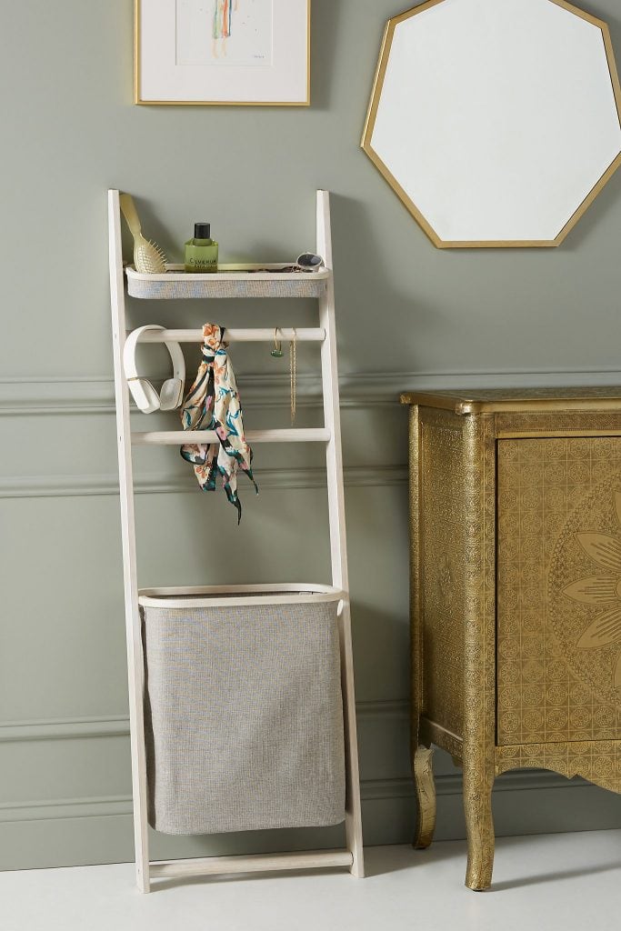 Look for a Stylish Leaning Rack for Supplies