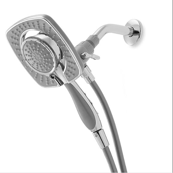 Combine a Two-in-One Shower Head for a Seamless Look