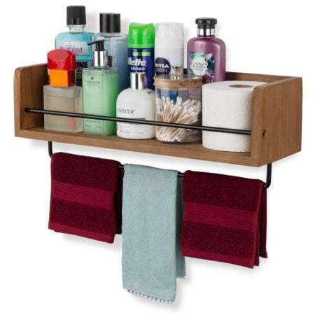 17 Bathroom Towel Bar Ideas – Transform a Simple Thing into a Beautiful ...