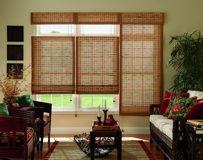 2 Use Bamboo Blinds with Curtains