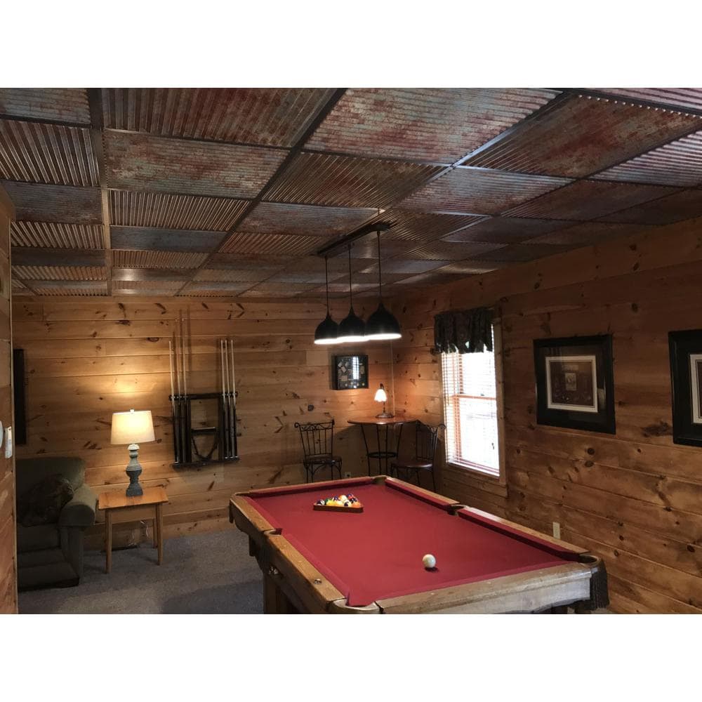 How About an “Old Tin Roof” Style Ceiling?