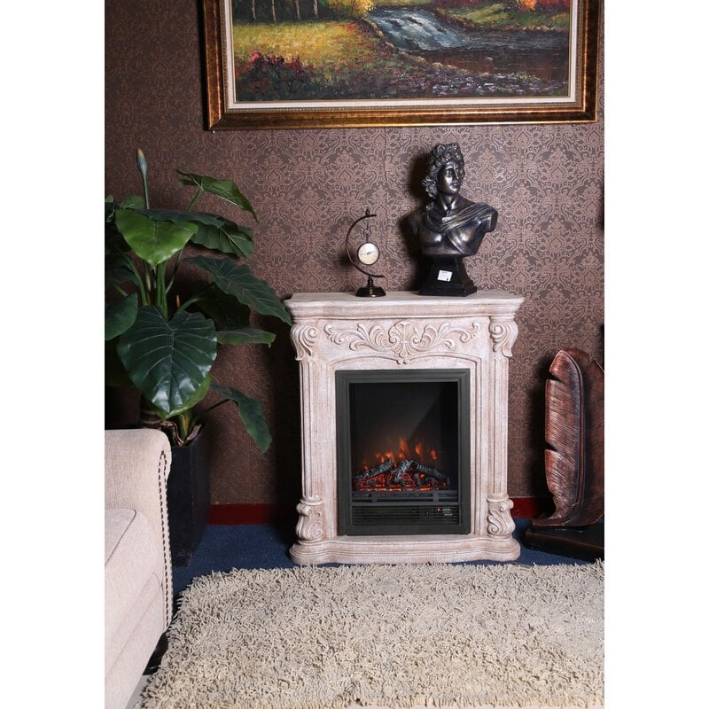 1 A Concrete Fireplace