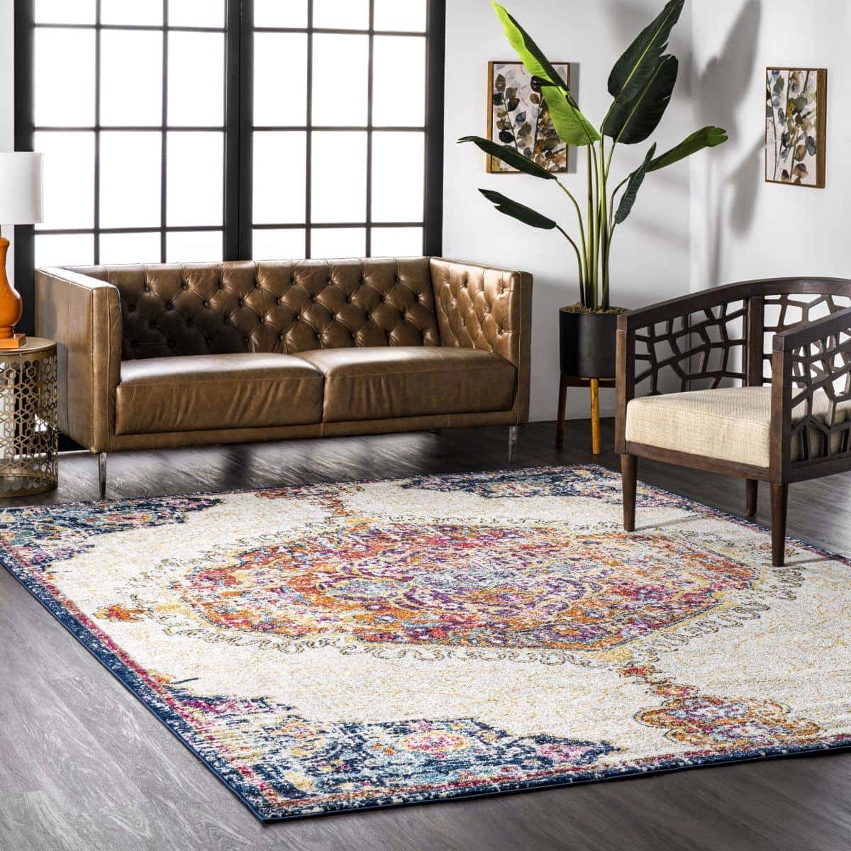 25 Gorgeous Rugs That Go With Brown Couches