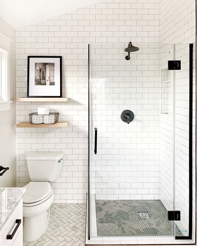 30 Stylish Creative Narrow Bathroom Ideas, Very Small Bathroom Ideas With Shower Only