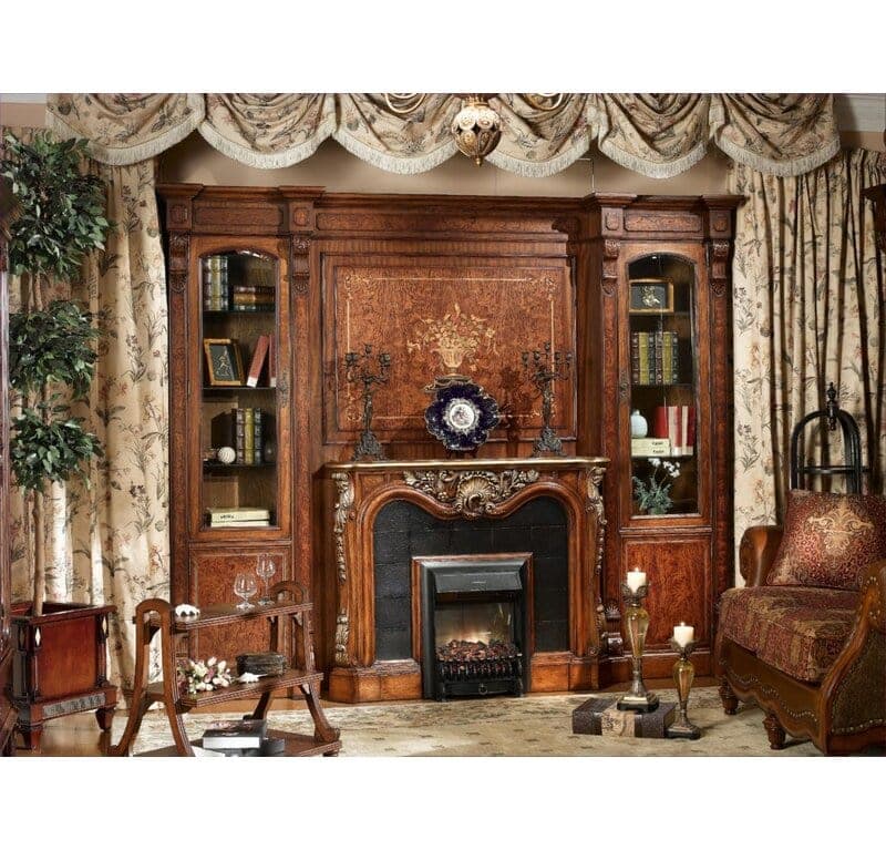 11 Try a Rich Elegant Manor Estate Fireplace