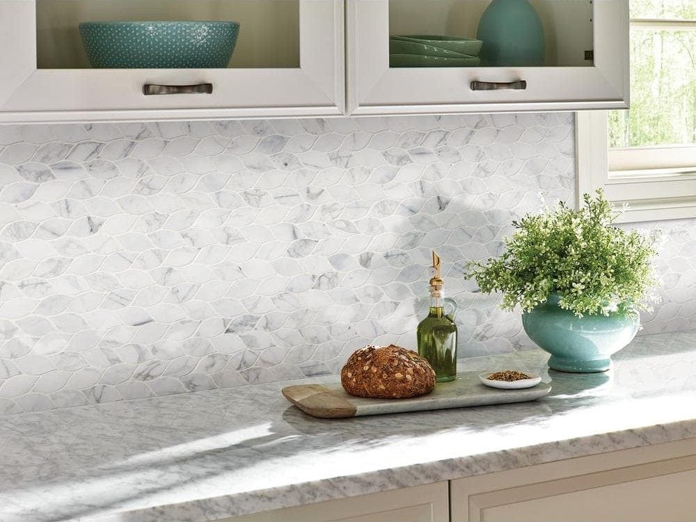 Kitchen Backsplash Ideas For White Cabinets, Kitchen Tile Backsplash Ideas With White Cabinets