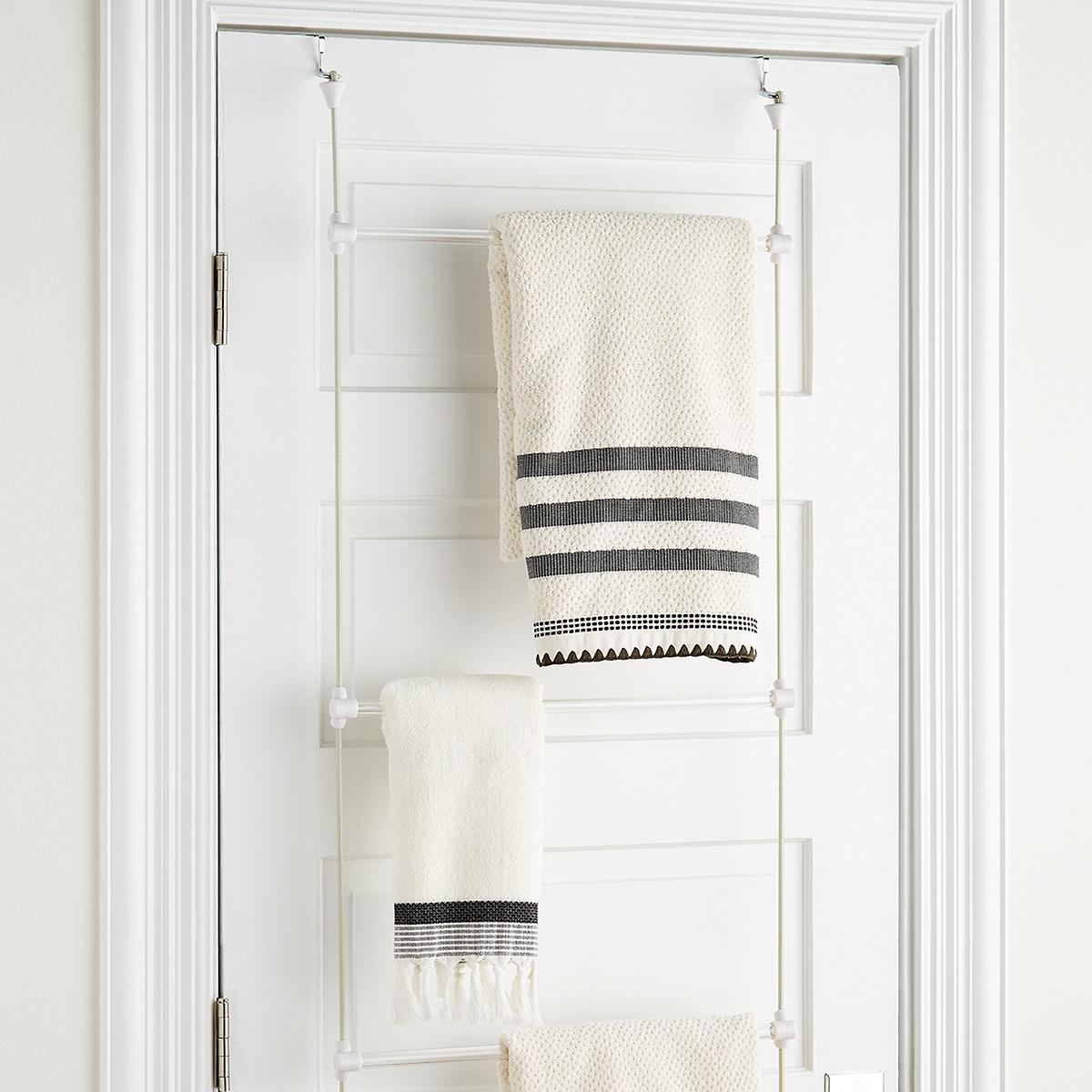 Use Over-The-Door Towel Storage