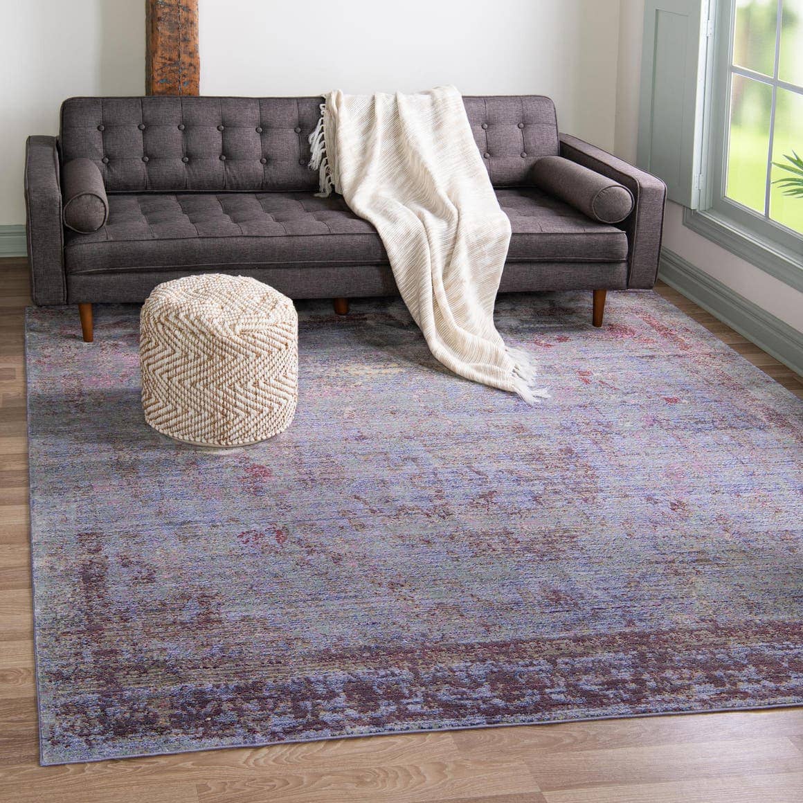 Area rug for dark deals grey couch