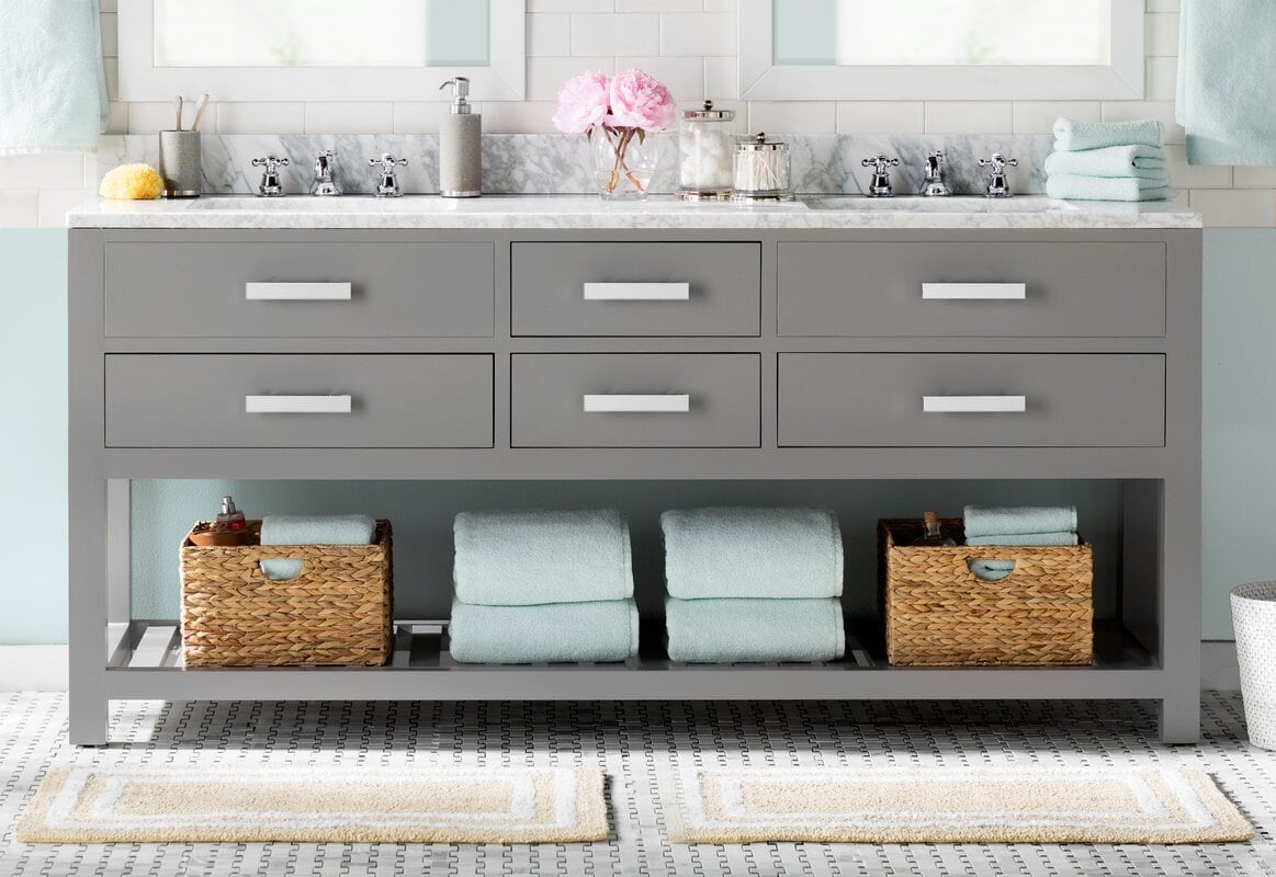 Get a Vanity with a Storage Shelf