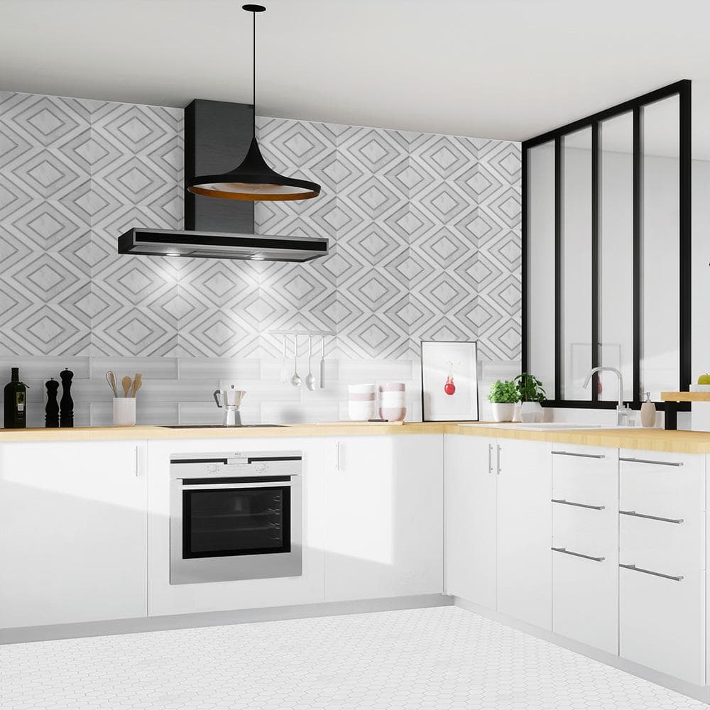 Kitchen Backsplash Ideas For White Cabinets, Modern Kitchen Backsplash Ideas With White Cabinets