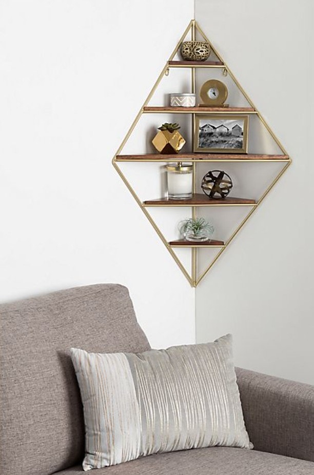 Multi-Level Diamond Shelf