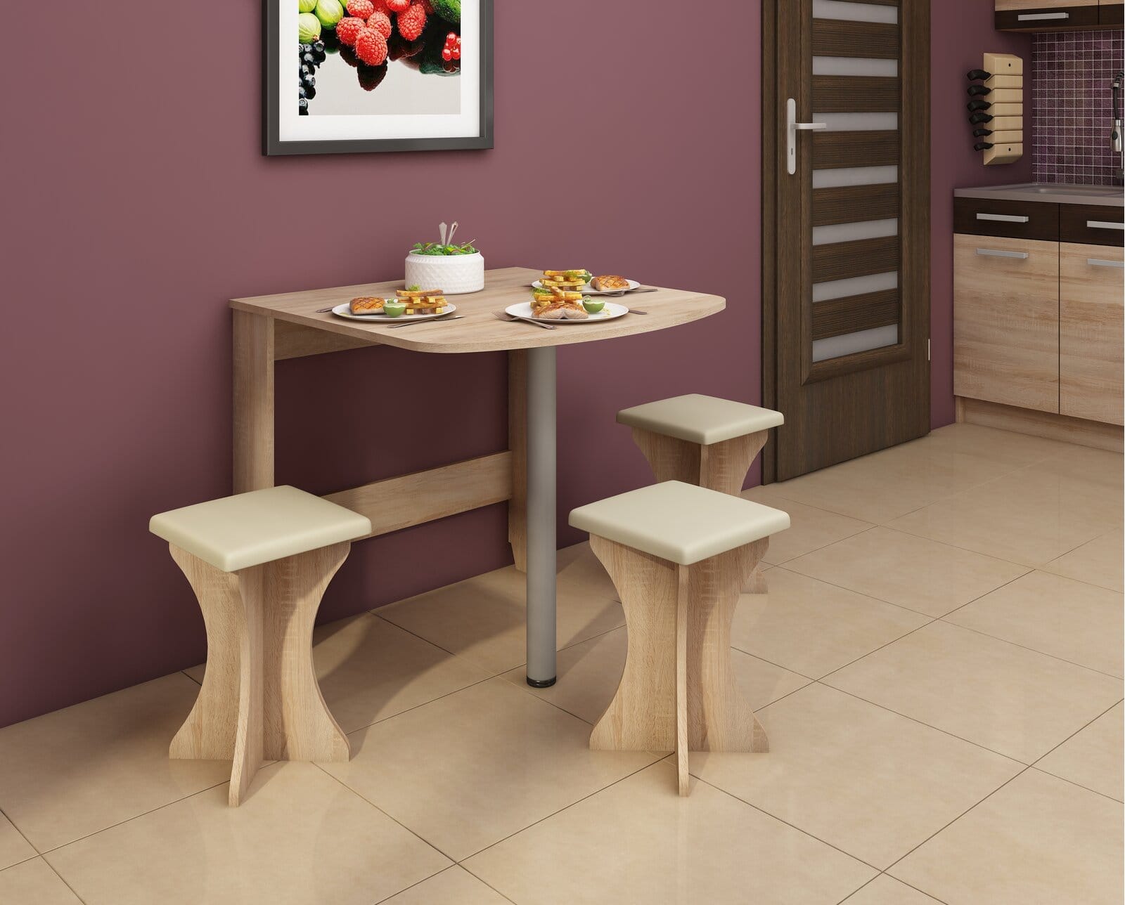 Maximize Space in Your Kitchen With a Drop Leaf Dining Table