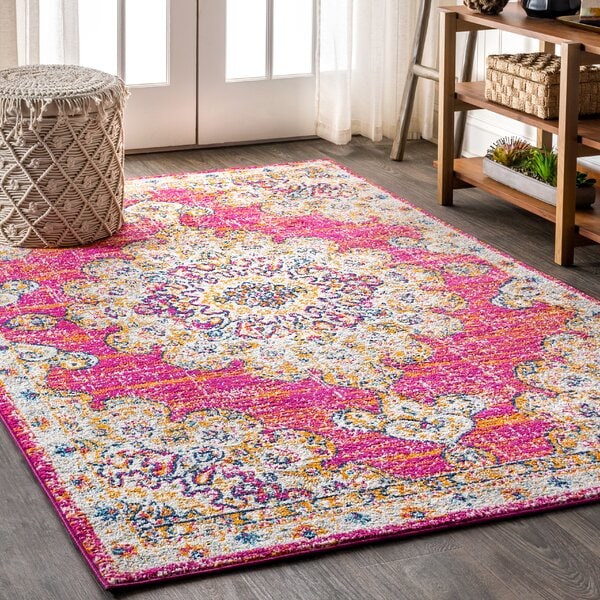 Cheer up Your Living Space With a Bright Boho Style Rug