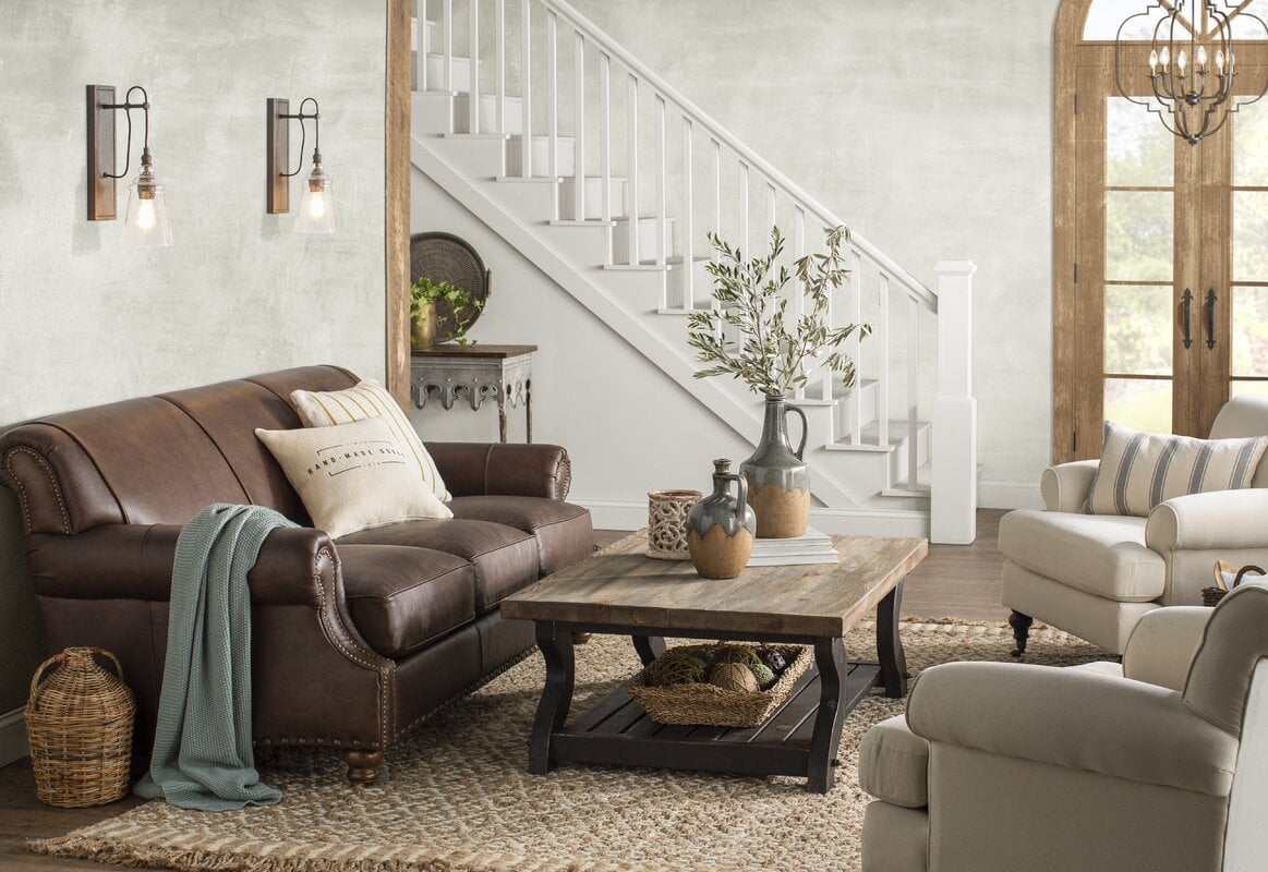 15 Dark Brown Leather Sofa Decorating Ideas, Living Room Ideas Leather Sofa
