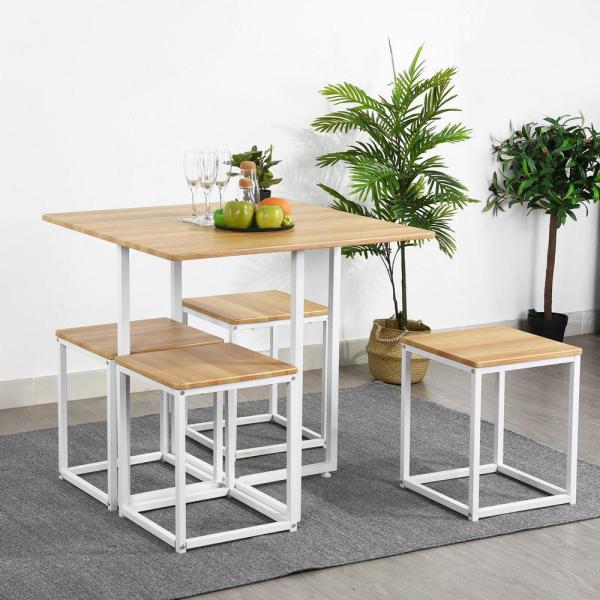 Get a Modern Look With This Space Saving Dining Set