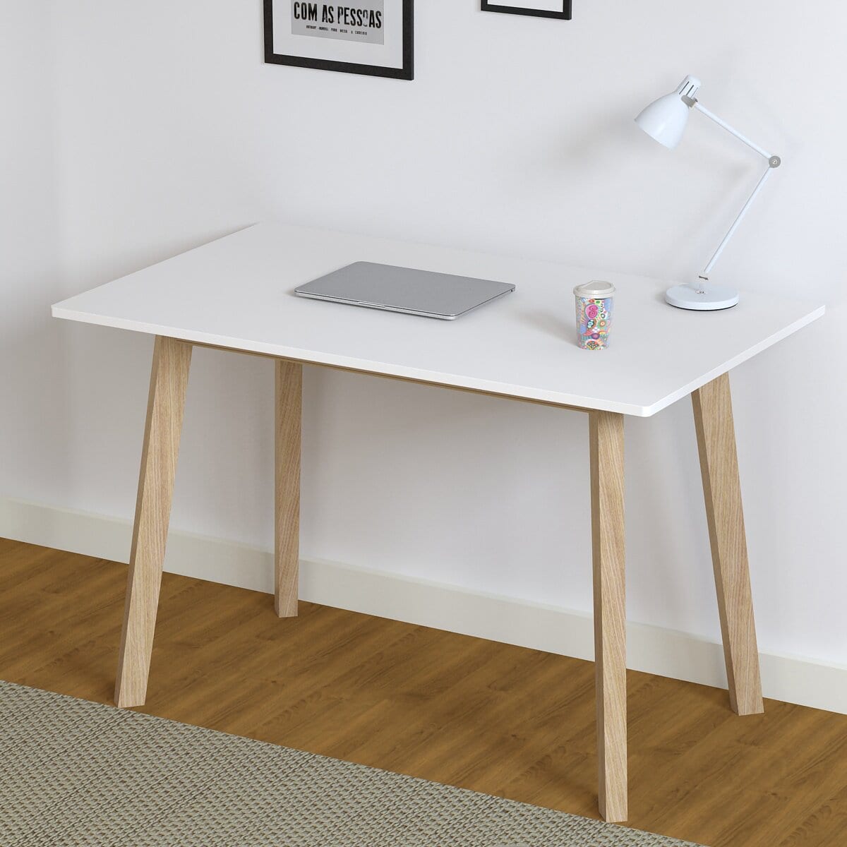 A Space Saving Dining Table That Can Also be a Desk