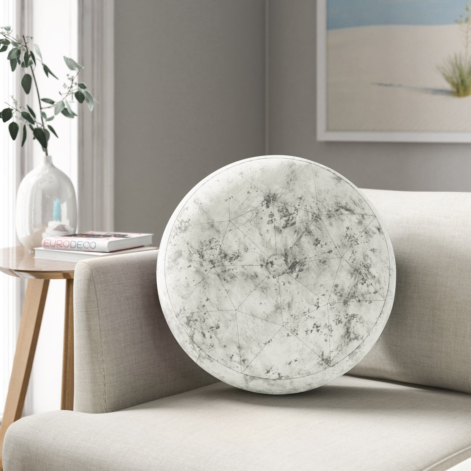 round throw pillows