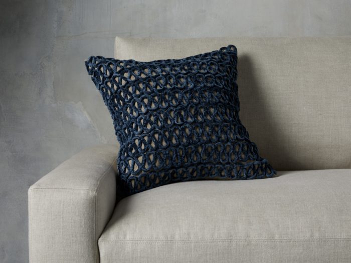 blue pillows for couch