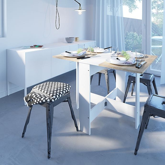 Seat Six or Save Space With a Foldable Dining Table