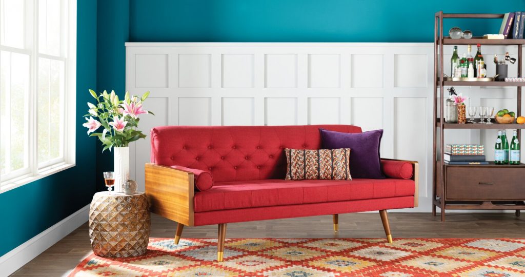 What Color Rug Goes A With Red Couch, What Color Rug Goes With Blue Couch