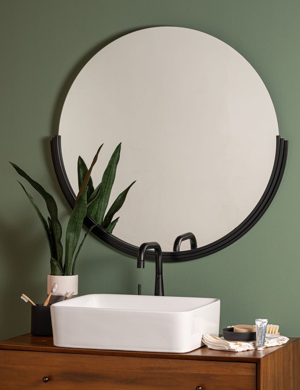 Coralie Round Mirror