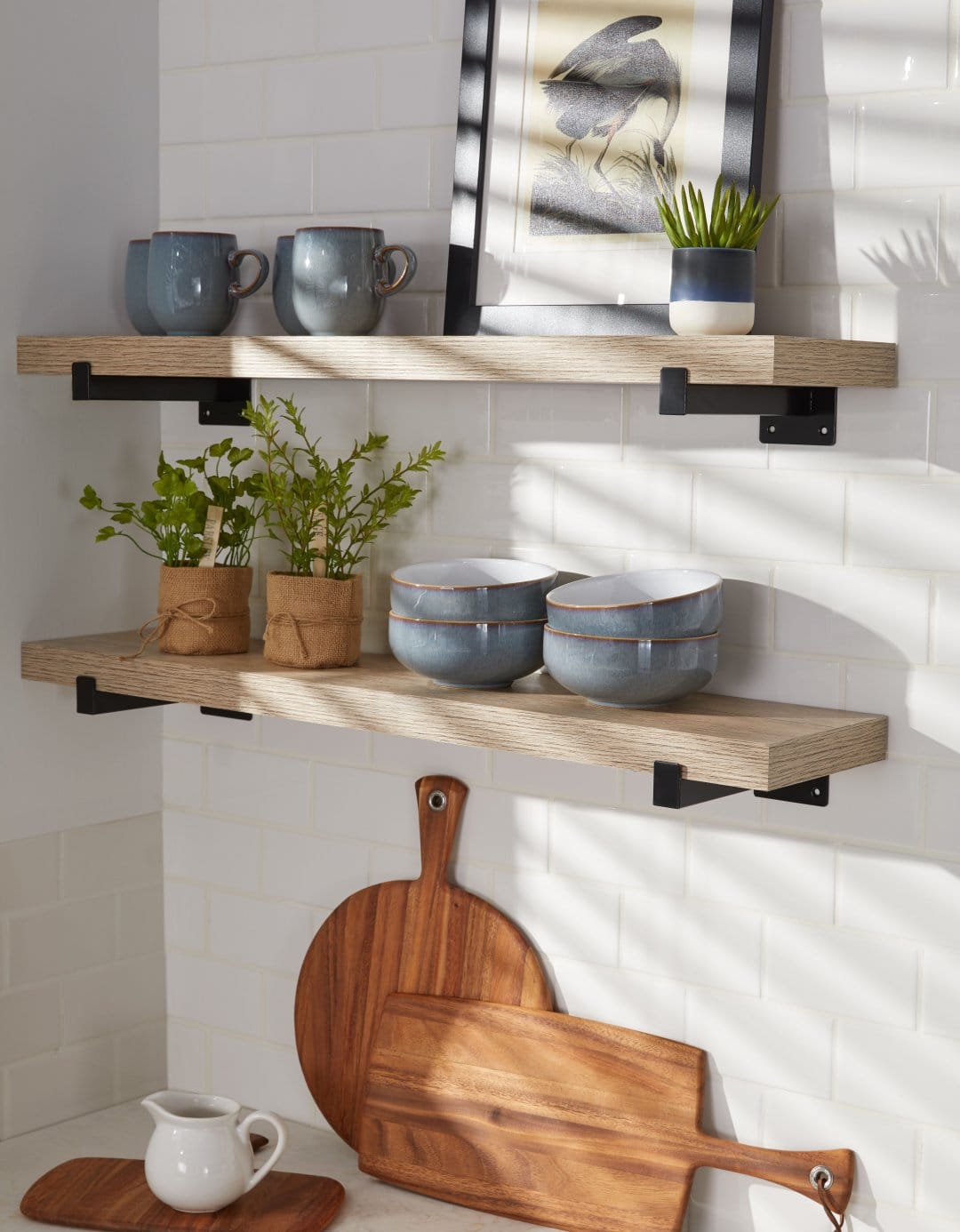 Use Open Shelving