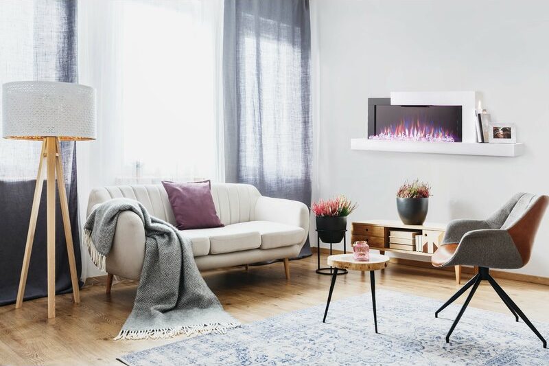 24 Modern Minimalistic Wall Mounted Fireplace edited