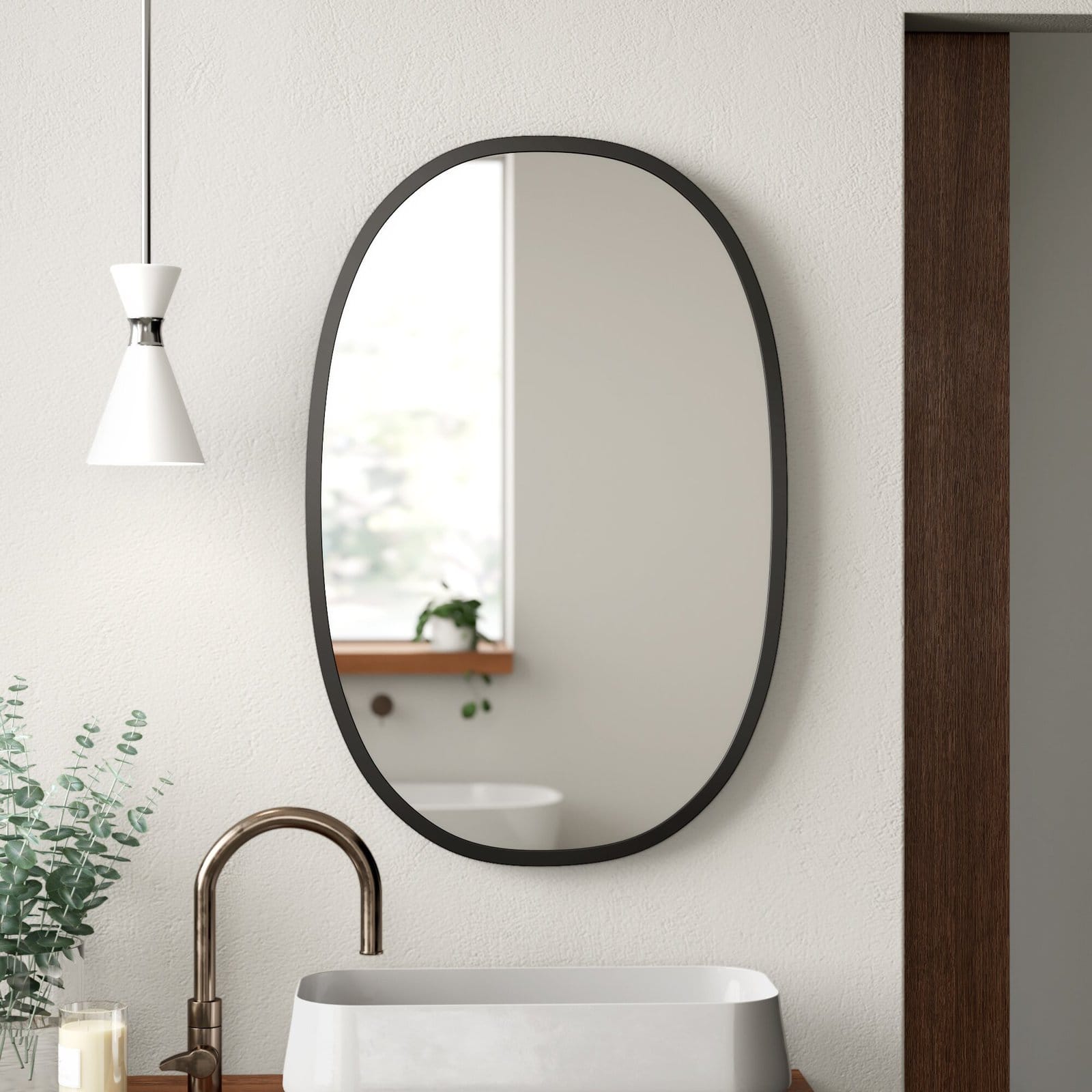 Hub Oval Mirror