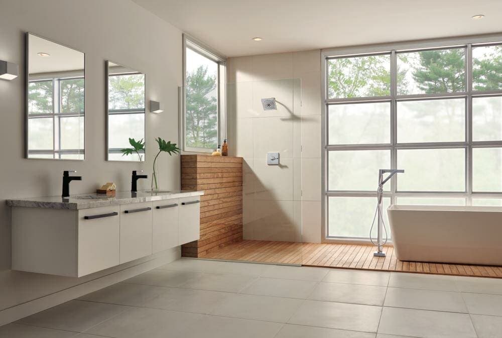 Clean and Contemporary Rectangular Bathroom Mirrors