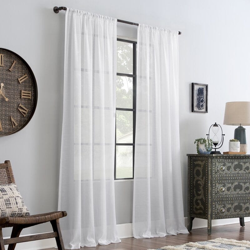 tall wall curtains famrhouse