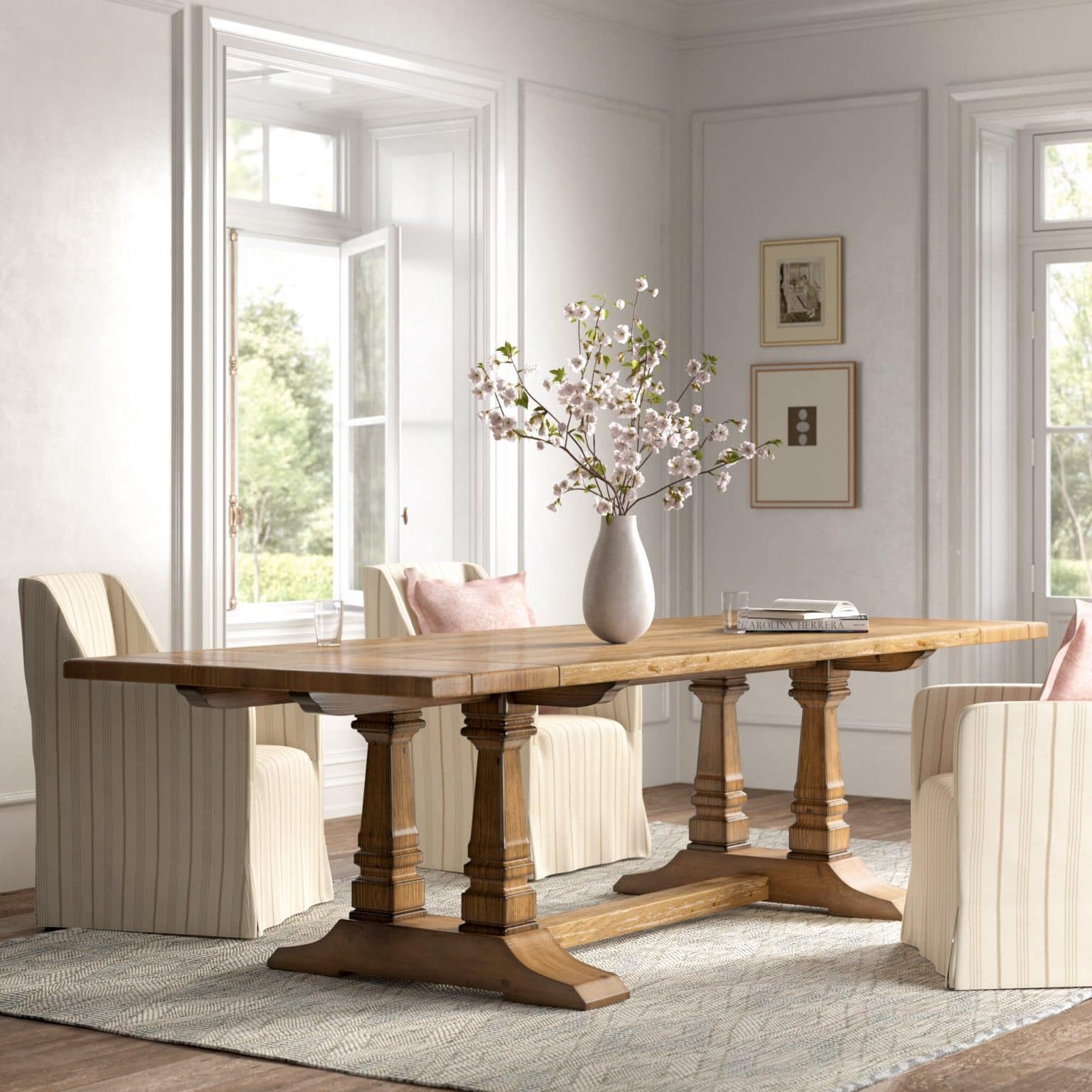 16 Best Farmhouse Dining Tables