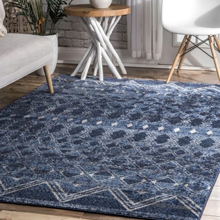 12 Best Navy Blue and White Rugs