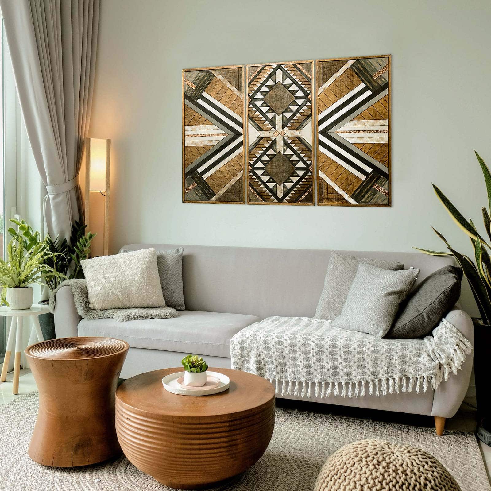 wood art for living room