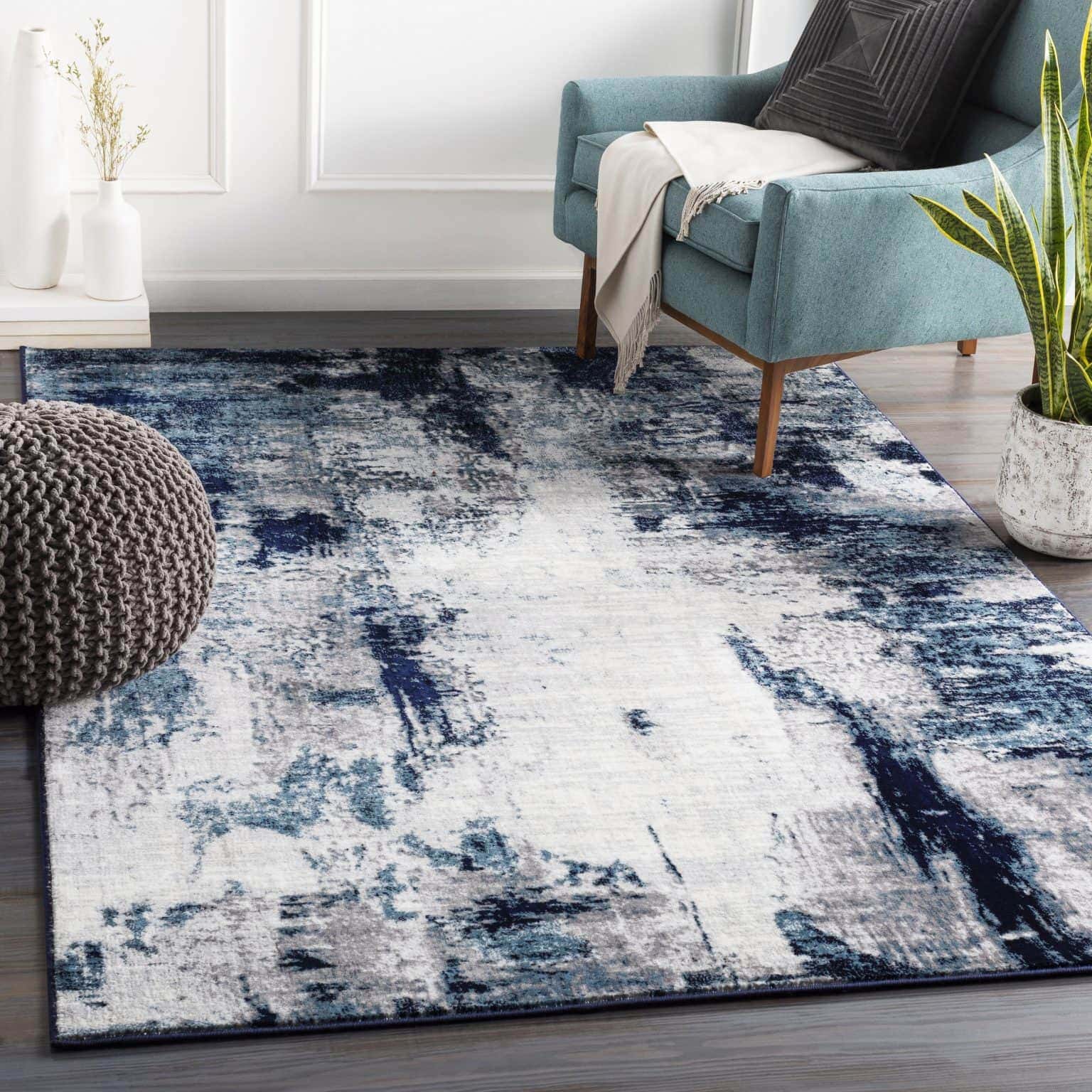 12 Best Navy Blue And White Rugs