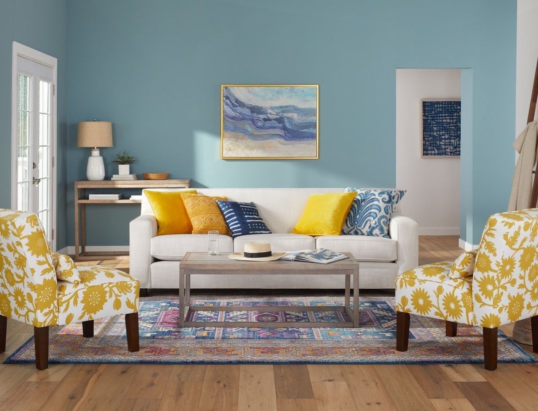 Designs Perfect For Your Teal And Grey Living Room