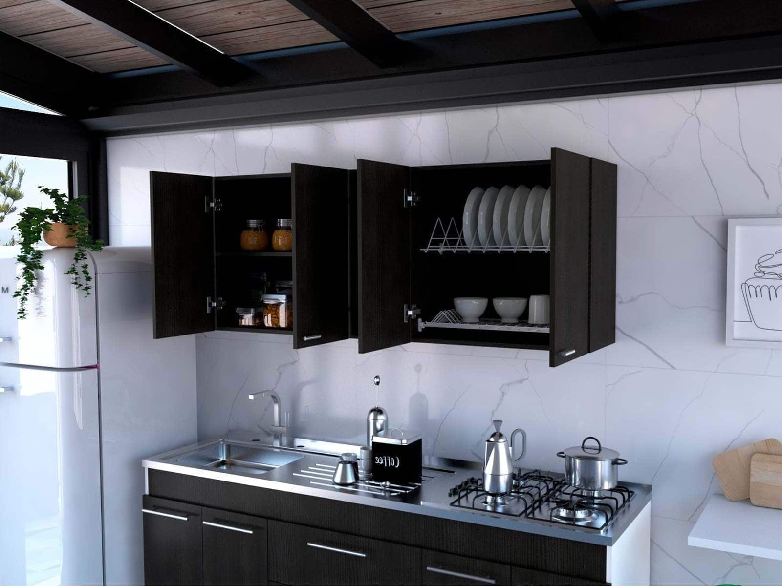 20 Trendy Dark Kitchen Cabinet Ideas