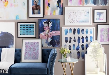 How to Decorate a Large Wall - 21 Ideas